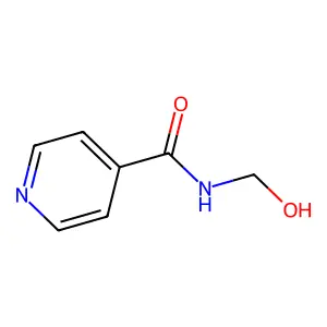 N-(羟甲基)异烟酰胺 structure