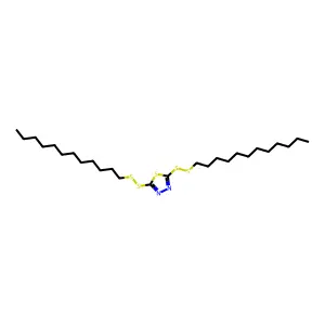 2,5-Bis(dodecyldithio)-1,3,4-thiadiazole structure