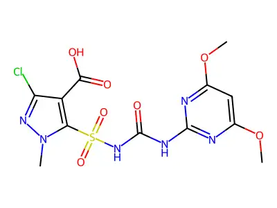 Halosulfuron structure