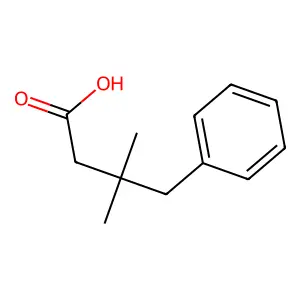 3,3-Dimethyl-4-phenylbutanoic acid structure