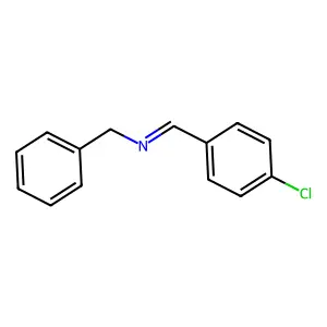 p-Chlorobenzylidene-benzyl-amine structure