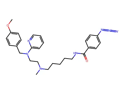 4-Azidobenzpyramine structure