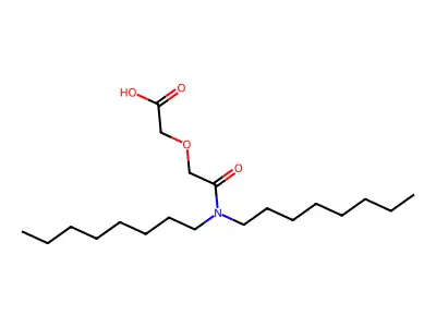 N,N-Di-n-octyl-3-oxapentanedioic Acid Monoamide structure