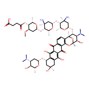 Avidinorubicin structure