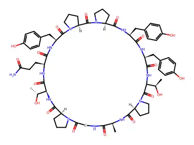 Cycloleonurinin structure