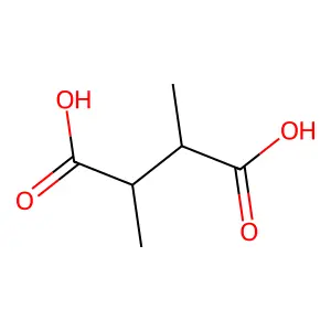 2,3-Dimethylsuccinic acid structure