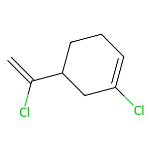 Cyclohexene, 1-chloro-5-(1-chloroethenyl)- structure