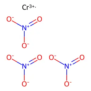 硝酸铬 structure