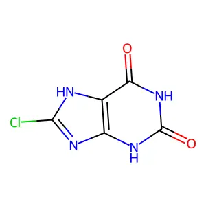 8-Chloroxanthine structure
