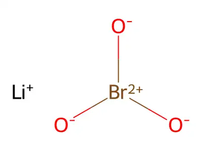 溴酸锂 structure