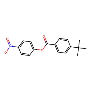 (4-Nitrophenyl) 4-tert-butylbenzoate structure