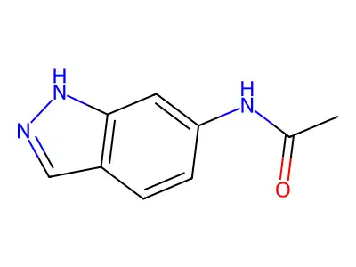 N-(1H-indazol-6-yl)acetamide structure