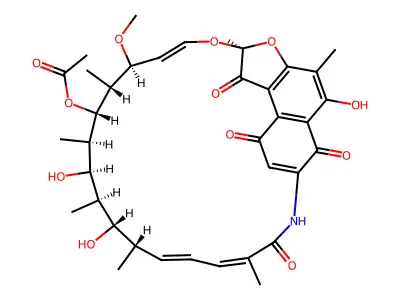 Rifamycin S structure