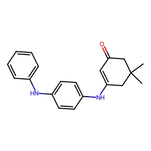 5,5-Dimethyl-3-((4-(phenylamino)phenyl)amino)cyclohex-2-EN-1-one structure