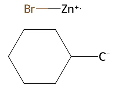 (Cyclohexylmethyl)zinc bromide solution structure