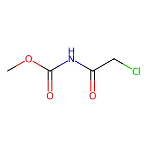 methyl N-(2-chloroacetyl)carbamate structure