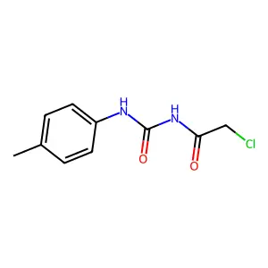 N-(Chloroacetyl)-N'-(4-methylphenyl)urea structure