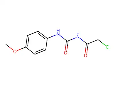 3-(2-Chloroacetyl)-1-(4-methoxyphenyl)urea structure