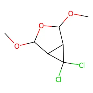 6,6-Dichloro-2,4-dimethoxy-3-oxabicyclo[3.1.0]hexane structure