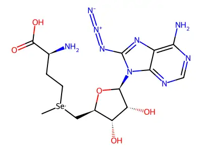 Se-(8-Azidoadenosyl)selenomethionine structure