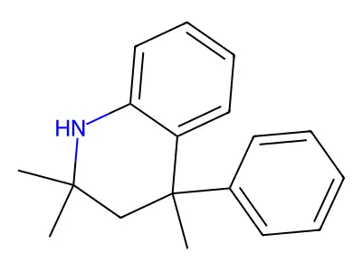 1,2,3,4-Tetrahydro-2,2,4-trimethyl-4-phenylquinoline structure