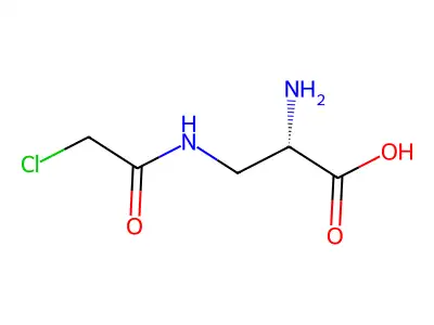 N(3)-(氯乙酰基)-2,3-二氨基丙酸 structure