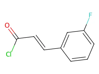 3-(3-Fluorophenyl)acryloyl chloride structure
