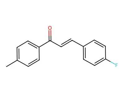 4-Fluoro-4'-methylchalcone structure