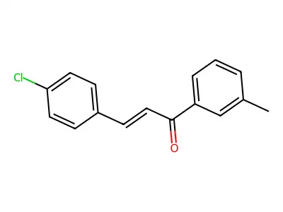 3-(4-Chlorophenyl)-1-(3-methylphenyl)prop-2-en-1-one structure