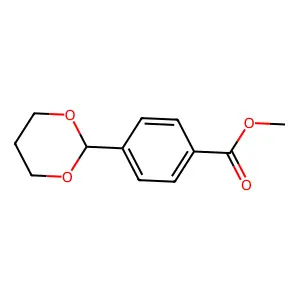Methyl 4-(1,3-dioxan-2-yl)benzoate structure