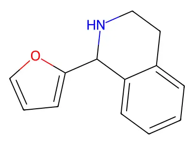 1-(Furan-2-yl)-1,2,3,4-tetrahydroisoquinoline structure