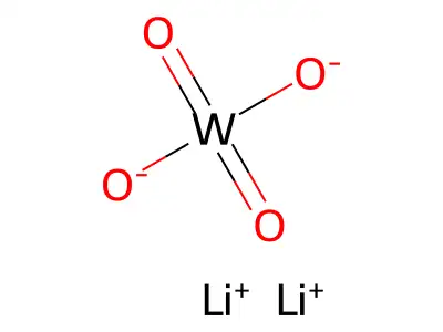 钨酸锂 structure