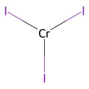碘化铬 structure