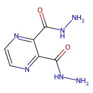 吡嗪-2,3-二甲酰肼 structure