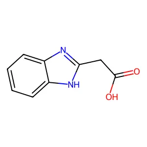 1H-苯并咪唑-2-乙酸 structure