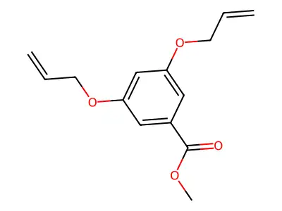 Methyl 3,5-bis(allyloxy)benzenecarboxylate structure