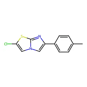 Imidazo[2,1-b]thiazole, 2-chloro-6-(4-methylphenyl)- structure