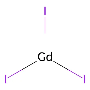 碘化钆 structure
