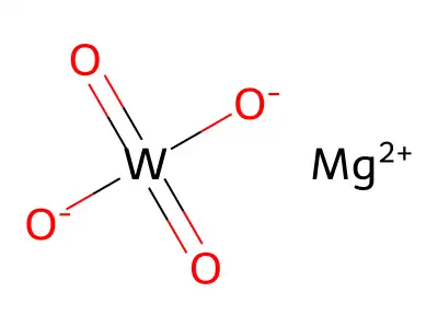 Magnesium tungsten oxide (MgWO4) structure