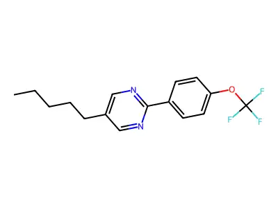 5-Pentyl-2-[4-(trifluoromethoxy)phenyl]pyrimidine structure