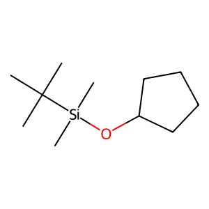 Cyclopentanol, DMTBS structure