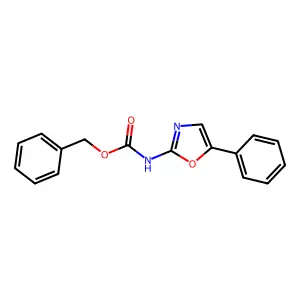 Benzyl 5-phenyl-2-oxazolecarbamate structure