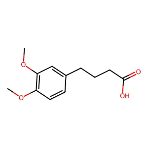 4-(3,4-Dimethoxyphenyl)butanoic acid structure
