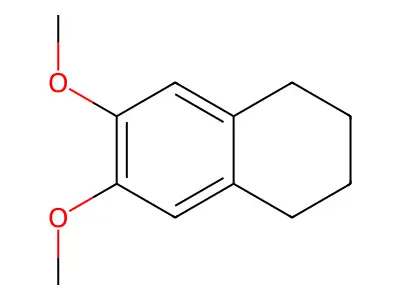6,7-Dimethoxy-1,2,3,4-tetrahydronaphthalene structure
