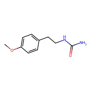 Urea, (4-methoxyphenethyl)- structure