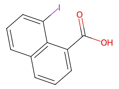 8-Iodo-1-naphthoic acid structure