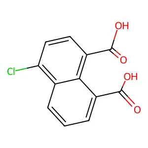 1,8-Naphthalenedicarboxylic acid, 4-chloro- structure