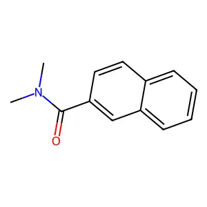 N,N-dimethylnaphthalene-2-carboxamide structure