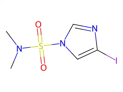 N,N-Dimethyl 4-iodo-1H-imidazole-1-sulfonamide structure