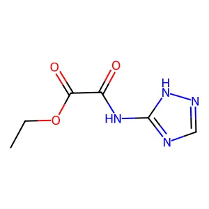 ethyl 2H-1,2,4-triazol-3-ylcarbamoylformate structure
